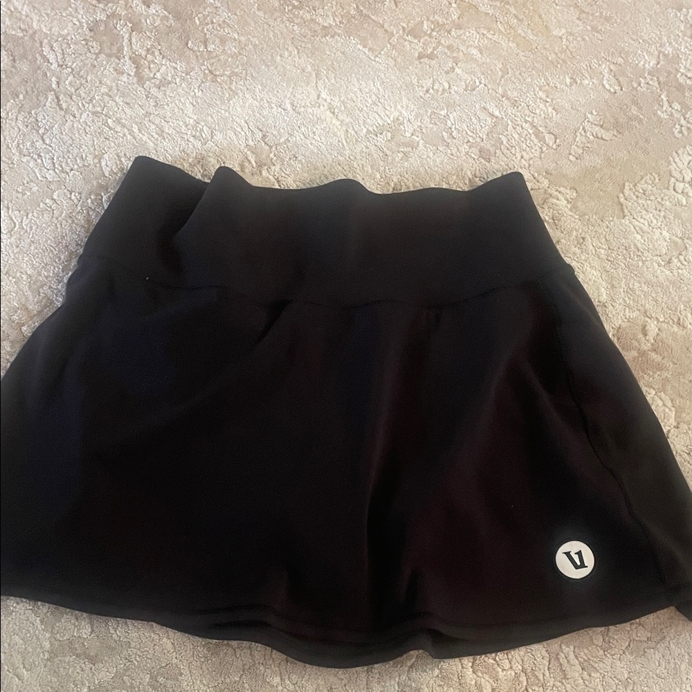 Vuori Black Mini Skirt